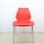 イタリアンスチールフレームポリプロピレンプラスチックスタック可能な椅子